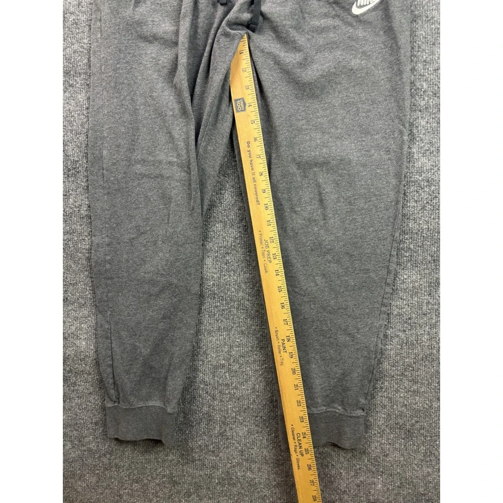 Nike Jogger Sweatpants Mens Large Gray Cotton Drawstring Athletic